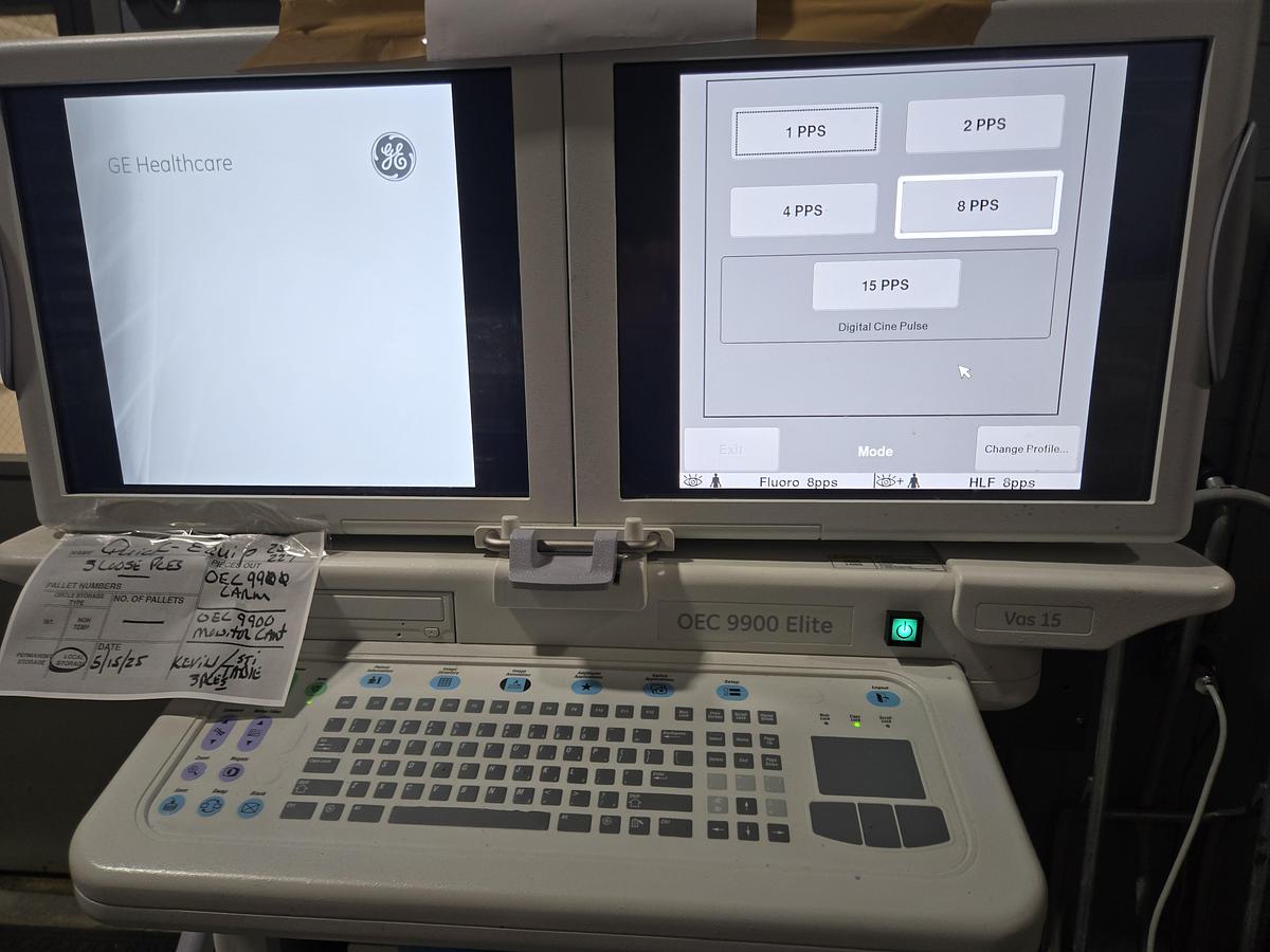 Used GE OEC 9900 ELITE Vas 15 C-ARM SYSTEM (12" II)