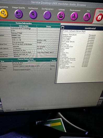 Used GE OPTIMA 660 CT 