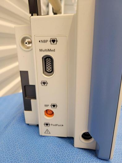 Used DRAGER INFINITY GAMMA XL MULTIPARIMETER MONITOR w/POWER SUPPLY & ACCESSORIES