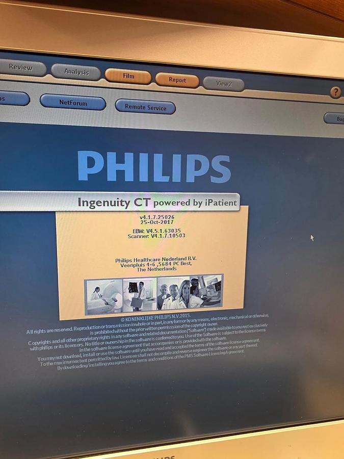 Used Philips INGENUITY 128-slice CT Scanner System