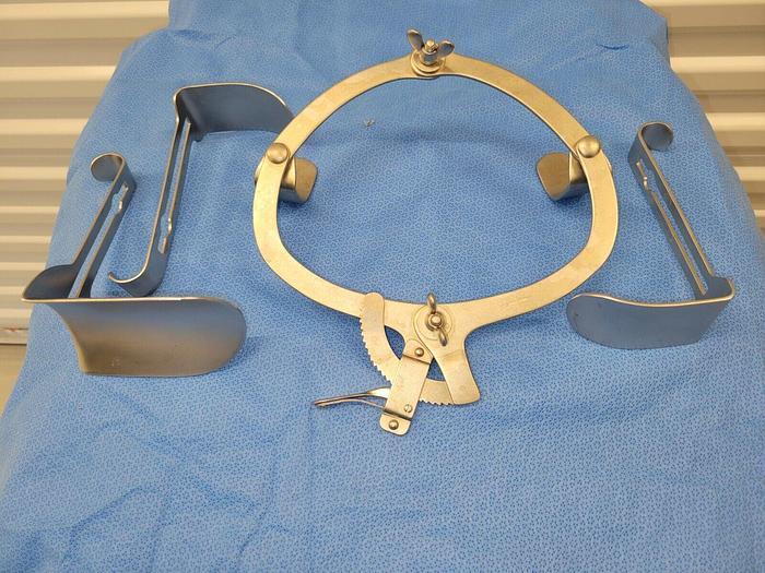 Used OB/GYN Surgical O'Sullivan O'Connor Abdominal Retractor Set w/3 Blades