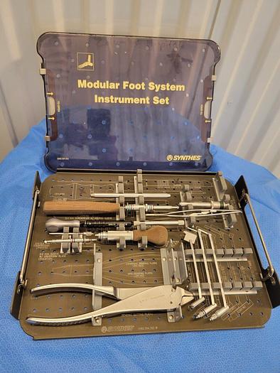 Used SYNTHES 105.100 Modular Foot System Instrument Set