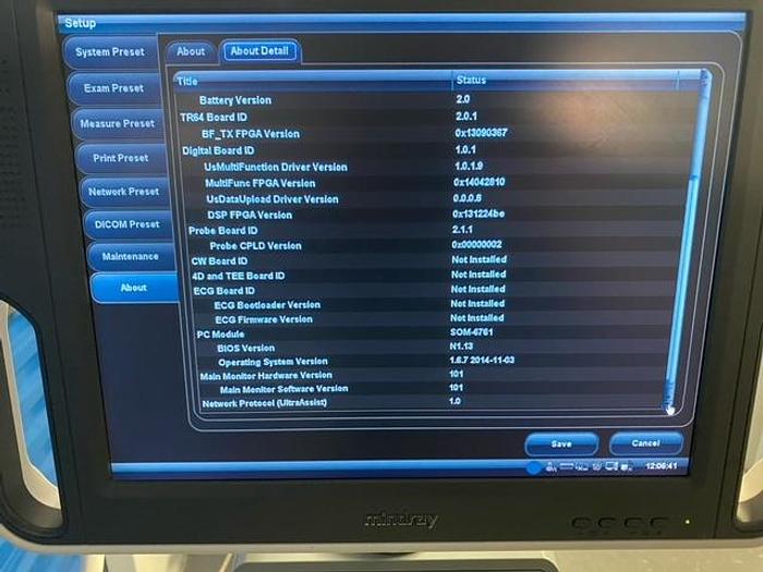 Used MINDRAY DC-N3 Ultrasound System