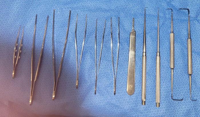 Used General Surgical Instruments Set