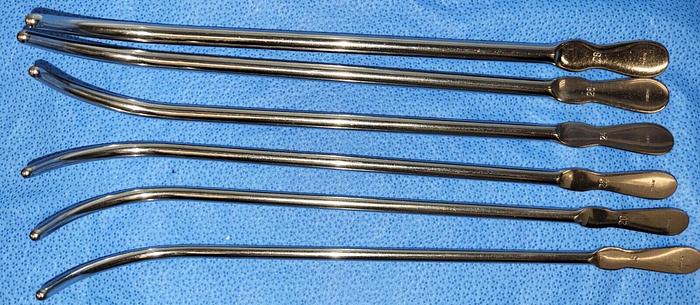 Used WECK Van Buren Urethral Dilators (Tip Sizes 18-28)