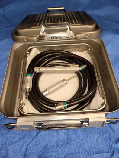 Used HALL 5053-11 Micro 100 Sagittal Saw w/Hose, Hex, & Genesis Autoclavable Case