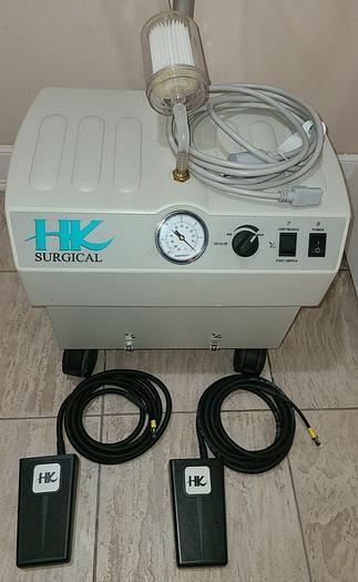 Used HK Surgical AP-III Aspirator Pump  w/2 Foot Pedals