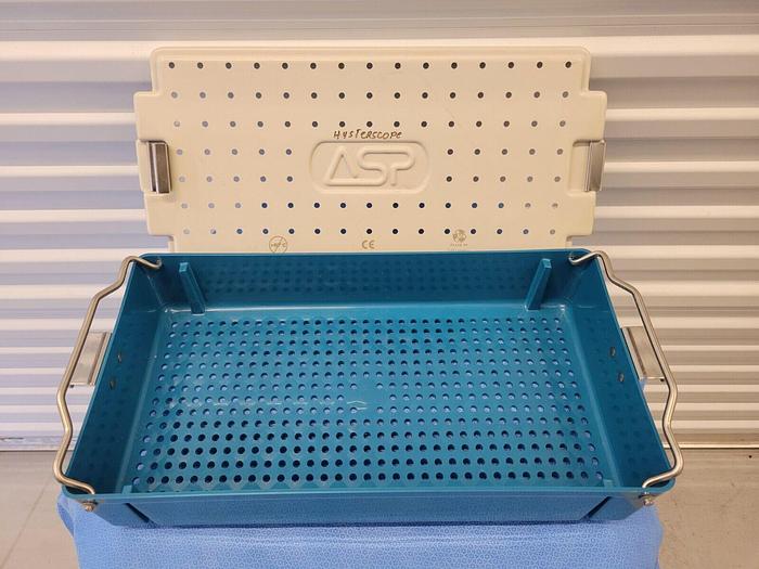 Used ASP SURGICAL INSTRUMENTS STERILIZATION CASE 17.25"L × 9"D × 3.25"H