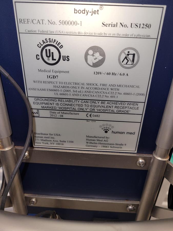 Used Human Med body-jet Liposuction System