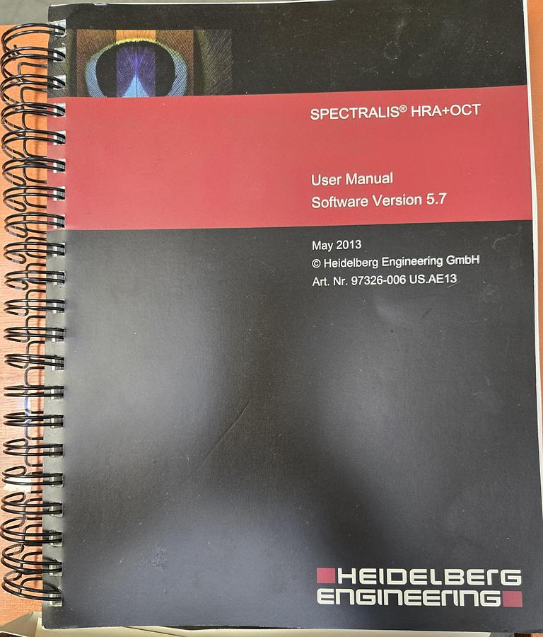 Used HEIDELBERG Spectralis HRA + OCT