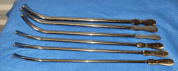 Used WECK Van Buren Urethral Dilators (Tip Sizes 18-28)