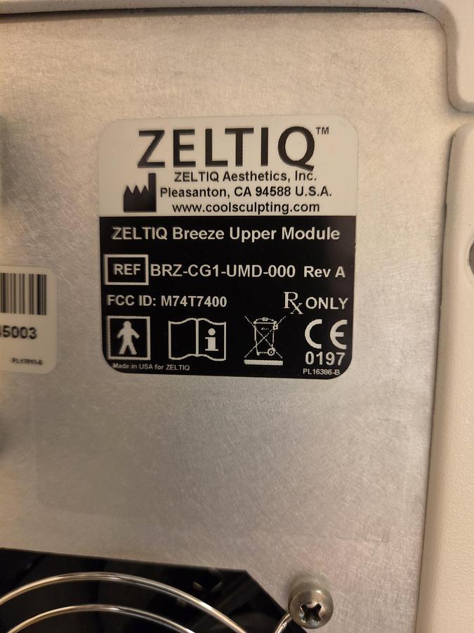 Used ZELTIQ CoolSculpting Breeze System (fat-freezing)