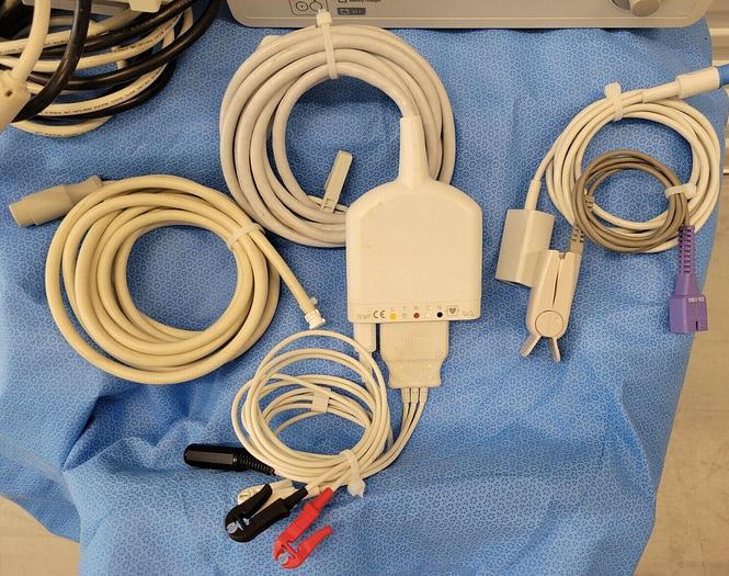 Used DRAGER INFINITY GAMMA XL MULTIPARIMETER MONITOR w/POWER SUPPLY & ACCESSORIES