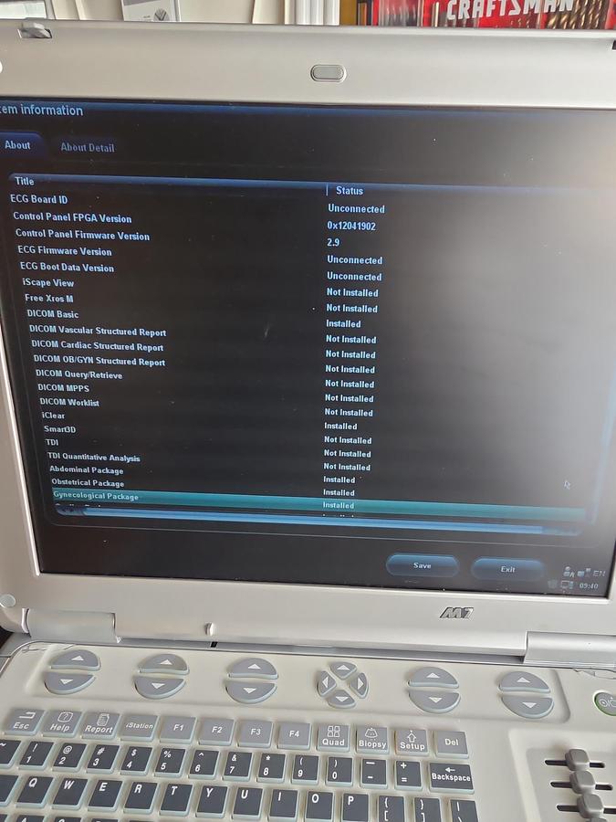 Used Mindray M7 Portable Ultrasound - 3 Transducers & Carry Case