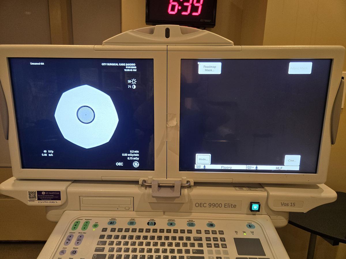 Used GE OEC 9900 ELITE Vas 15 C-ARM SYSTEM (12" II)