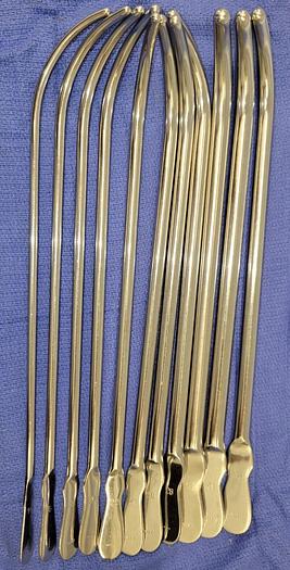 Used WECK Van Buren Urethral Dilators (Tip Sizes 14-34)