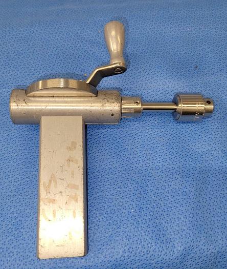 Used Orthopedic Bone Drill Manual Hand Crank Surgical Instrument