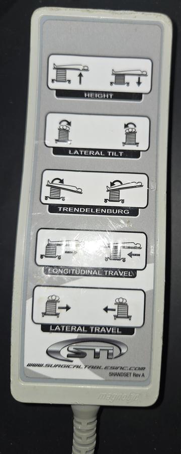 Used STI Streamline 5 C-Arm Imaging Table