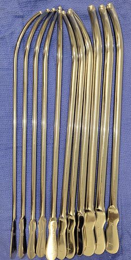 Used WECK Van Buren Urethral Dilators (Tip Sizes 14-34)