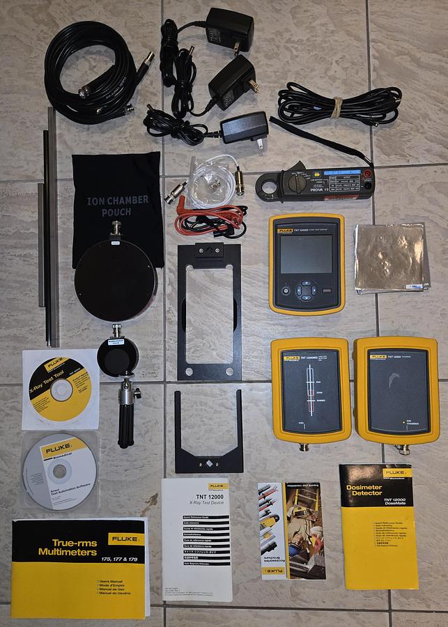 Used FLUKE Biomedical TNT 12000 Test Tools (12000D - 12000WD -12000 DoseMate)