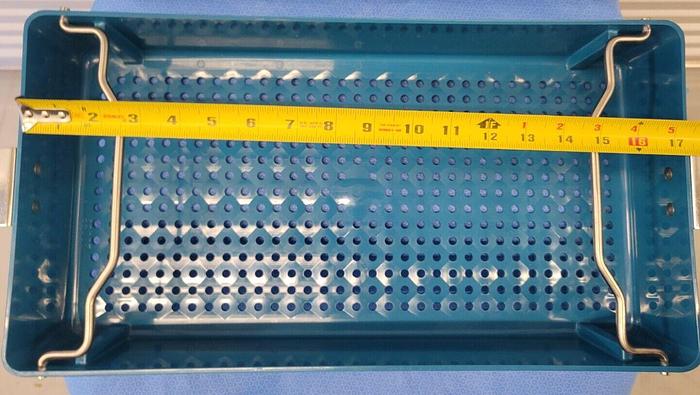 Used ASP SURGICAL INSTRUMENTS STERILIZATION CASE 17.25"L × 9"D × 3.25"H