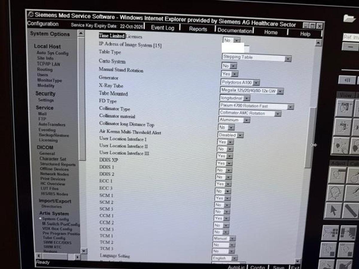 Used Siemens Axiom Artis zee Multi-Purpose Lab