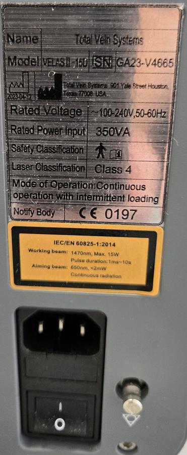 Used Total Vein TVS1470 PLUS