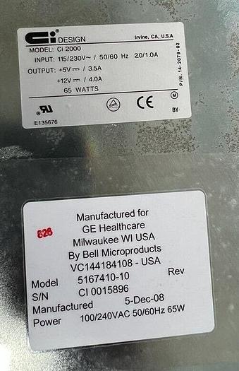 Used GE 5167410 Peripheral Media Tower Chassis with Dual-Bay DVD-RAM