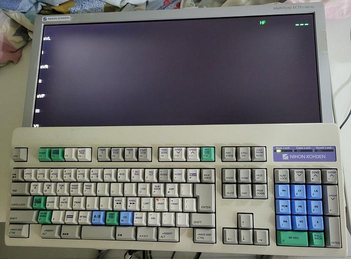 Used NIHON KOHDEN RMC-4000 CARDIO MASTER HEMODYNAMIC Cath Lab Monitoring System