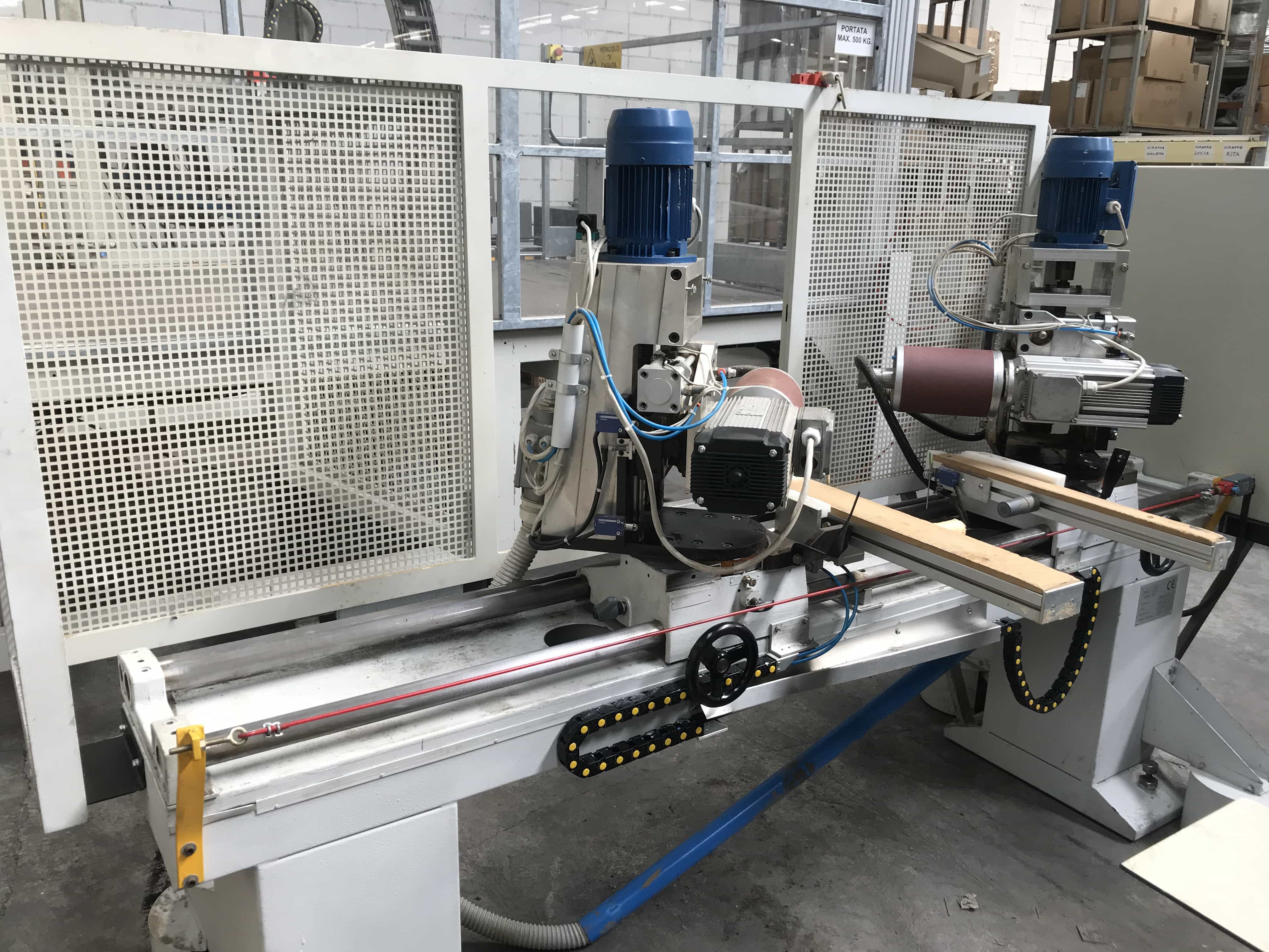 Usato 2005 Smussatrice a rulli pneumatici marca I.M.E.C.