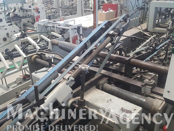 Used 1984 Bobst DOMINO 110-M Folder gluer 4+6 corners