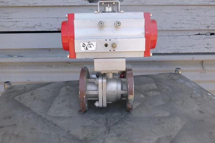 Used Valve, Ball, Actuated, 316 S/st, 2", Bray #C744062