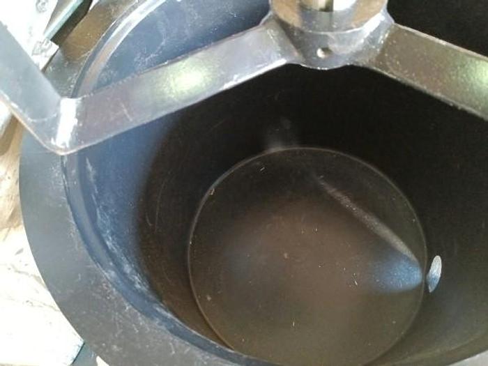 Used 5 GALLON COWLES DUAL SHAFT MIXER - MODEL VISCO MAX - S/S WITH LINED MIX CAN