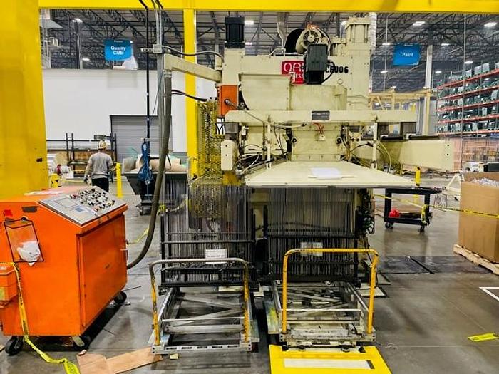 Used Burr Oak Fin Press Line Model FP-3-54