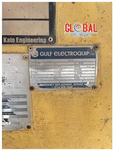 Used Item 0798 : Kato Engineering 800KW Generator