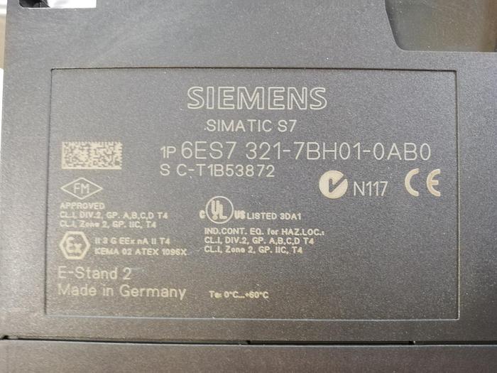 Used Siemens SIMATIC 6ES7 321-7BH01-0AB0