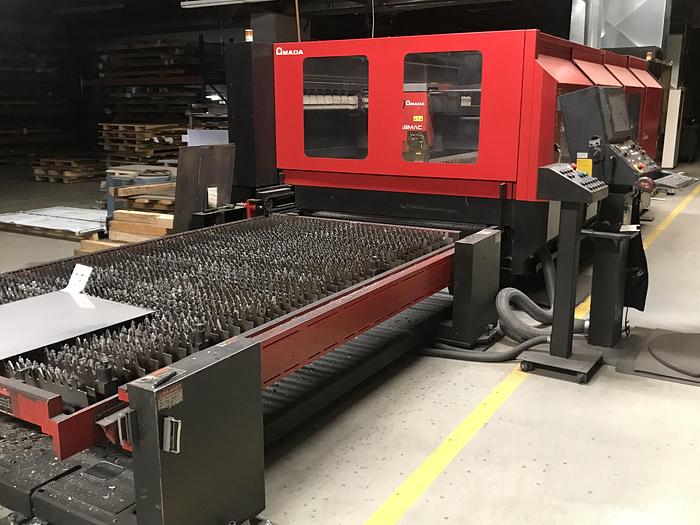 Used 2004 4000 Watt Amada FO-3015NT CNC Laser