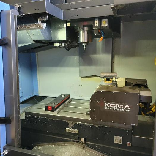 Used 2019 DOOSAN DNM 4500S with Koma TWA-160 5 axis indexer