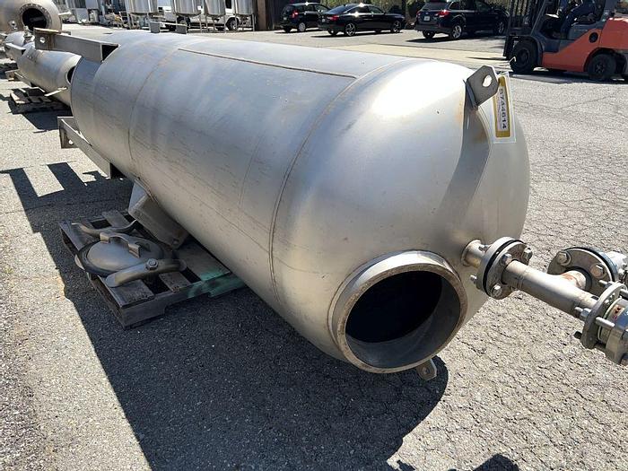 Used Tank, 425 Gallon, Stainless Steel, 55 PSI, DT/DB, Morfab #S744613