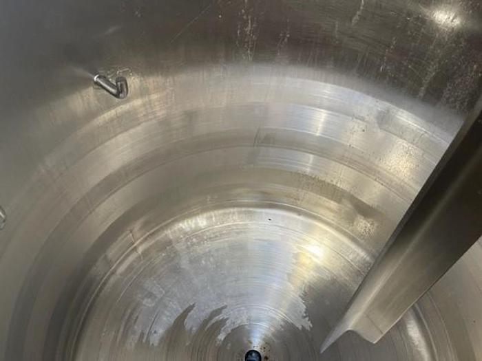 Used Lee Industries 150 Gallon Stainless Steel Vacuum Processing Tank