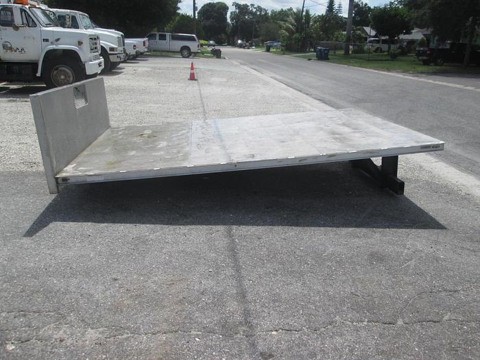 Used 8'x12' Aluminum Flat Bed Truck Body with Dump