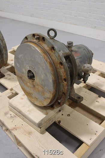 Used Goulds 3196 Pump, 2x3x13, Ductile Iron Casing, With 15 Hp, 1750 Rpm, 460 Volt Motor And Base #11526