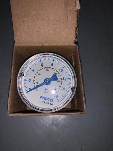 Pressure gauge MA-50-16-1/4 (356759), Festo