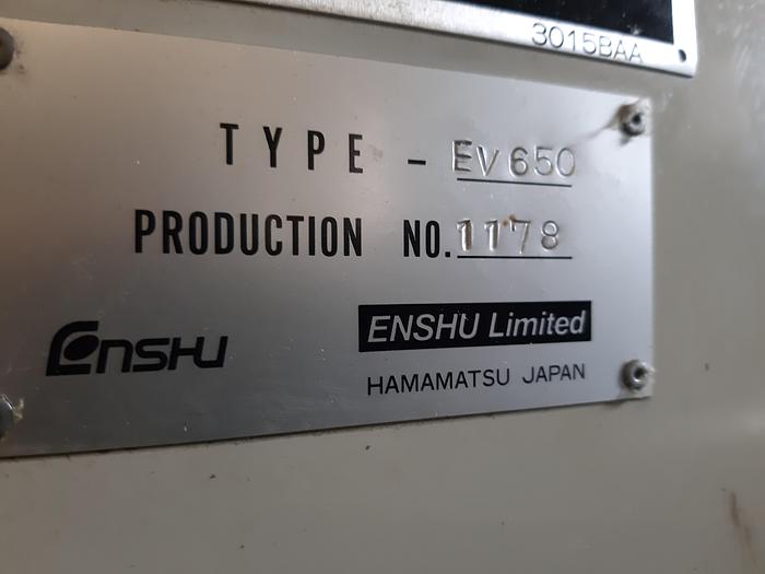 Used BRUGT VERTIKALT BEARBEJDNINGSCENTER FABRIKAT ENSHU, MODEL EV 650
