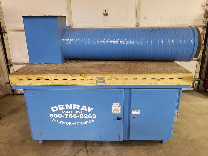Used Denray 3672B Downdraft Table