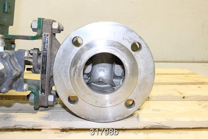 Used Fisher V150 Ser B 3" Veeball Control Valve #31798