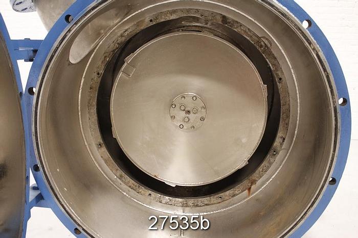 Used Fiberprep CH 7 Ch7 Pressure Screen, 0.012" Slotted Basket, Drum Style Rotor, Packing, 60 Psi Rated #27535