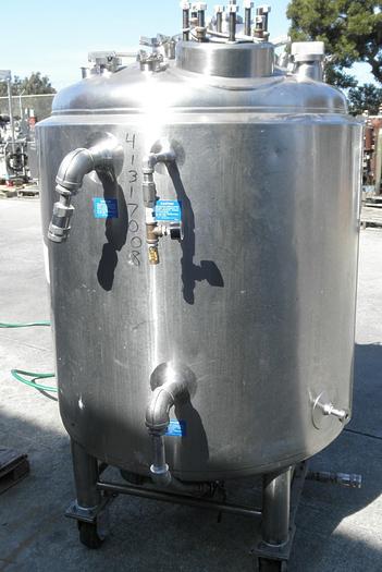 Used Reactor, 211 Gallon, S/st, Jkt, Agit, Mueller, 50 PSI/FV #C738351
