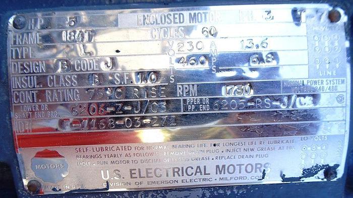 Used Mixer, Dispersion, 5 HP, S/st, 36" long shaft, Mooney #S742812