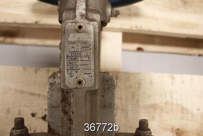 Used MAS 3" Hand Operated Knife Gate Valve #36772